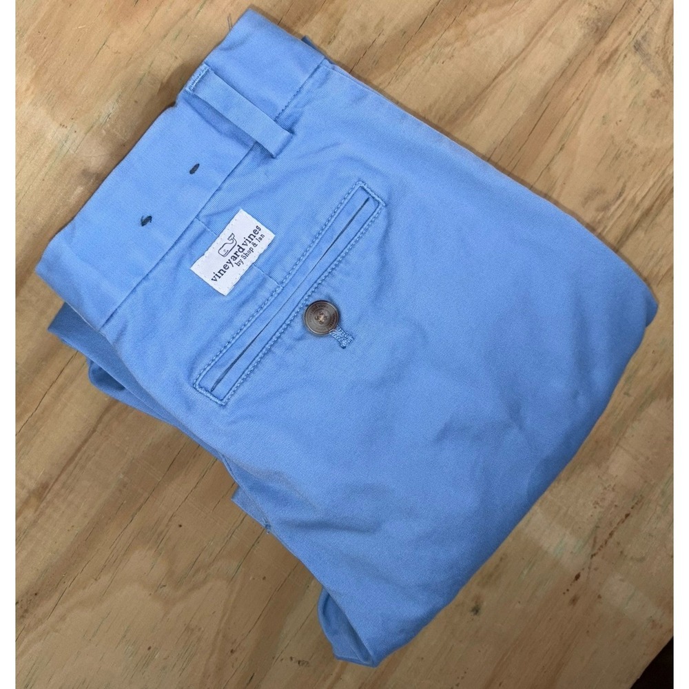 Vineyard Vines Boys Pants Chino Blue 10 Casual School Golf Adjustable Waist